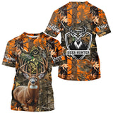 Maxcorners Deer Hunting big game camo Grim Reaper Custom Name 3D All over print shirts LM2608