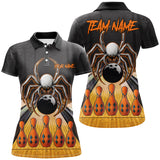 Maxcorners Funny Spider Halloween Bowling Shirts Custom Bowling Team Jerseys, Halloween Bowling Outfits