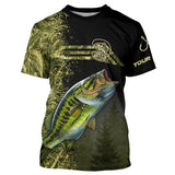 Maxcorners Largemouth Bass Fishing 3D Shirts Customize Name