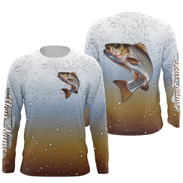 Maxcorners Customize Name  Striped Bass Fishing 3D Shirts