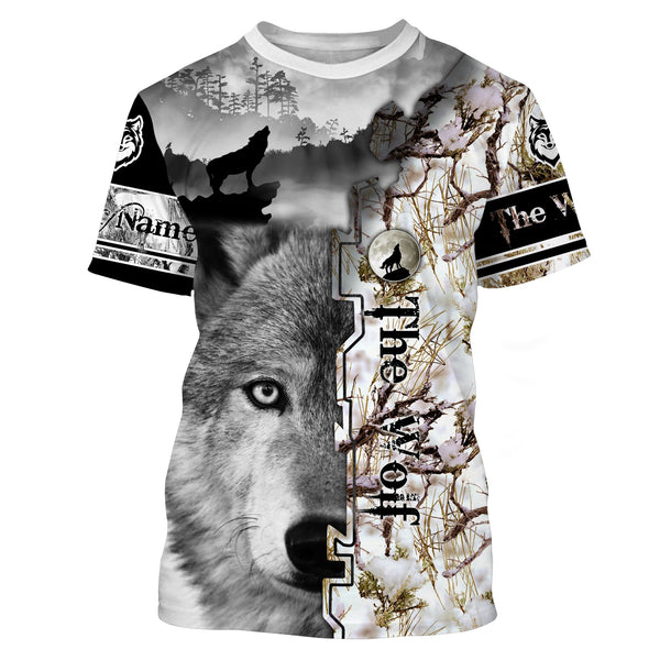 Maxcorners The Wolf Tattoo Predators Hunting Customize Name 3D Shirts