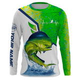 Maxcorners Mahi Mahi Fishing Customize Name 3D Shirts
