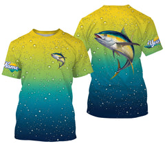 Maxcorners Tuna fishing scales bubble Custom Name UV protection UPF 30+ custom saltwater fishing jersey LM2408