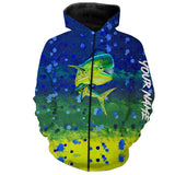 Maxcorners Mahi Mahi Fishing Customized Name 3D All Over printed Hoodie