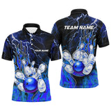 Maxcorners Bowling Thunder And Fire Pro Multicolor Option Customized Name 3D Shirt