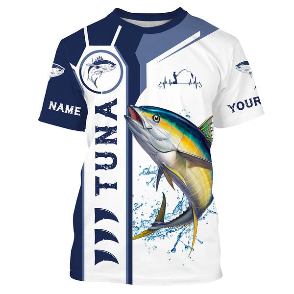 Maxcorners Tuna Fishing 3D Shirts Customize Name