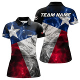 Maxcorners Smoke Texas Flag Black Bowling Polo, Quarter Zip Shirt For Men & Women Custom Patriotic Team Bowling Jersey Nqs9631
Regular Price$39.99