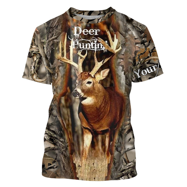 Maxcorners Mule Deer Hunting Customize Name 3D Shirts