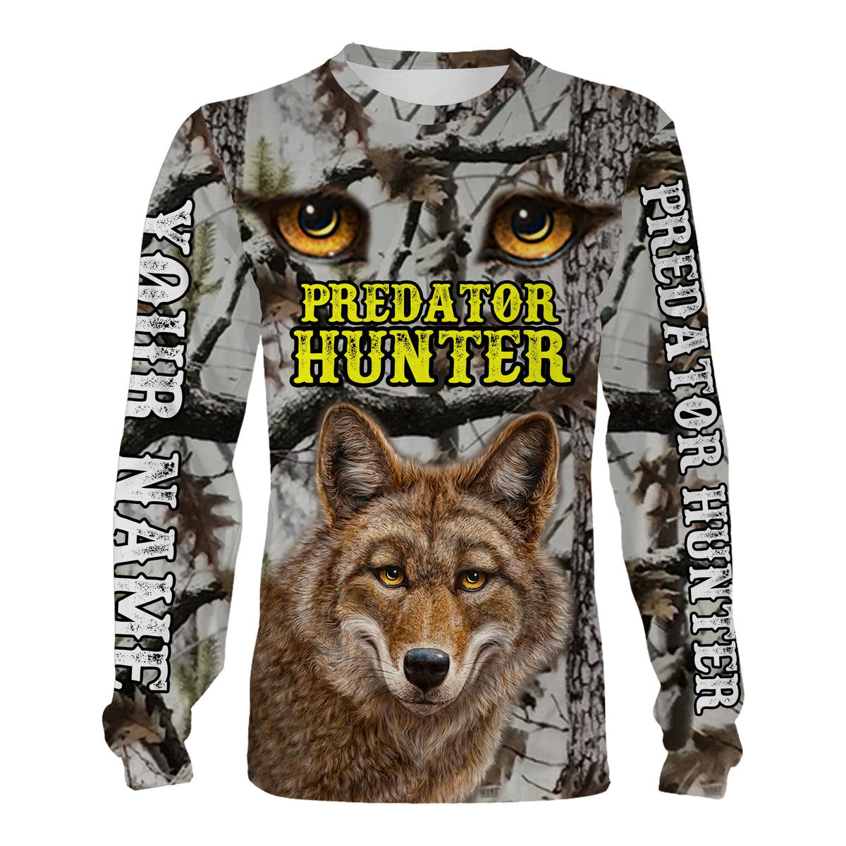 Maxcorners Predator Hunting Customize Name 3D Shirts