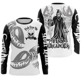 Maxcorners Customize Name Fish Reaper Fishing 3D Shirts