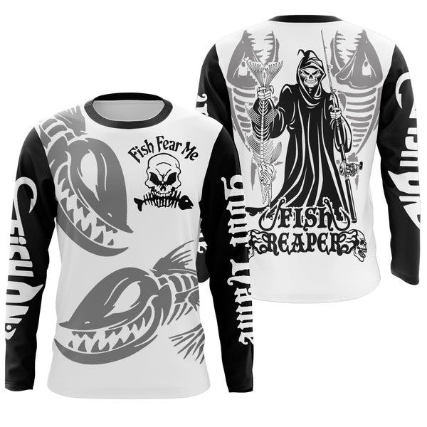 Maxcorners Customize Name Fish Reaper Fishing 3D Shirts