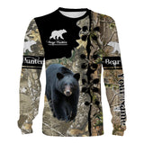 Maxcorners Bear Hunting Customize Name 3D Shirts