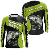 Maxcorners Striped Bass fishing Custom Long Sleeve Tournament Fishing Shirts, Performance Striper Fishing Jerseys MT2108