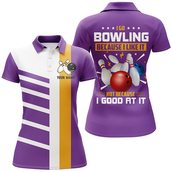 Maxcorners Funny Retro Bowling Jersey Customized Name, Team Name 3D Shirt