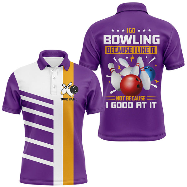 Maxcorners Funny Retro Bowling Jersey Customized Name, Team Name 3D Shirt