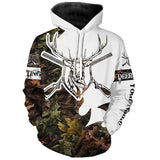 Maxcorners Deer hunting skull reaper camouflage Customize 3D All Over Printed Shirts, Hunting gift For men, women LM2608
