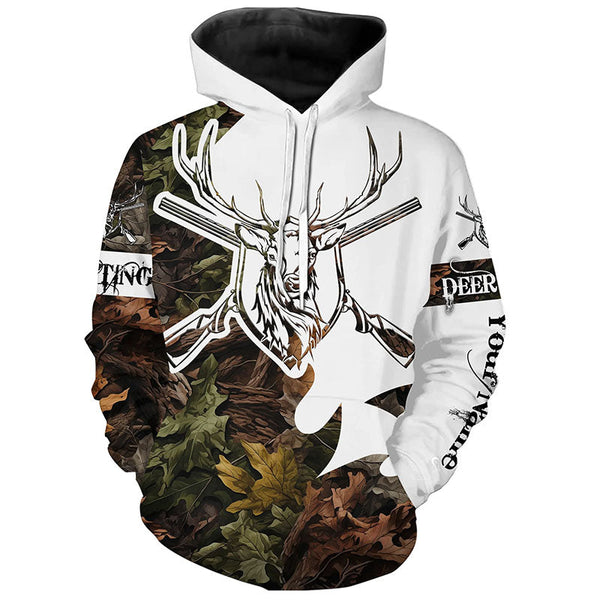 Maxcorners Deer hunting skull reaper camouflage Customize 3D All Over Printed Shirts, Hunting gift For men, women LM2608