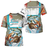 Maxcorners Redfish, Trout, Flounder fishing scales custom fishing team jerseys, Texas Slam fishing apparel MT2108