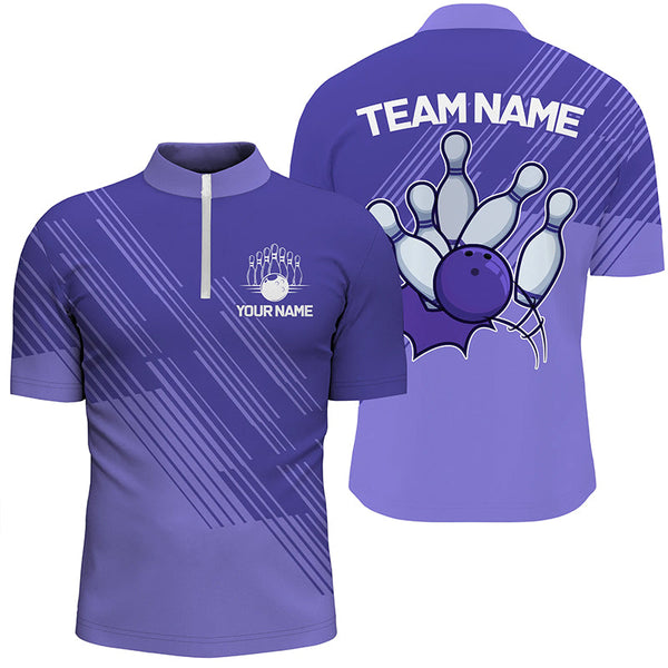 Maxcorners Classic Bowling Jersey Customized Name, Team Name 3D Shirt