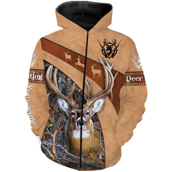 Maxcorners Custom Name Deer Hunting Shirt 3D All Over Printed Clothes