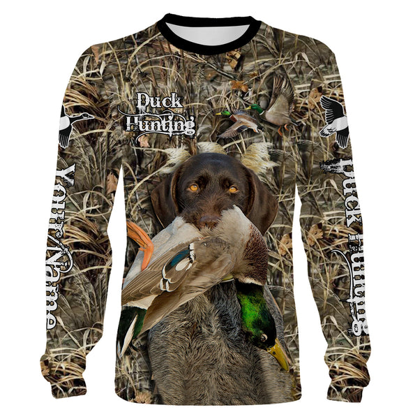 Maxcorners Duck Hunting Customize Name 3D Shirts