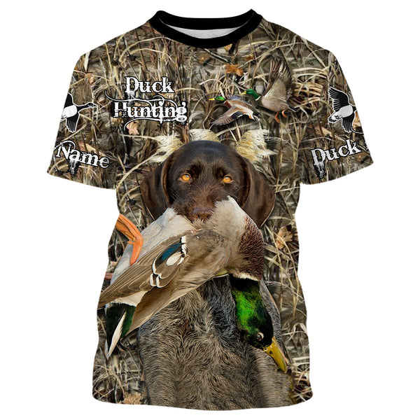 Maxcorners Duck Hunting Customize Name 3D Shirts