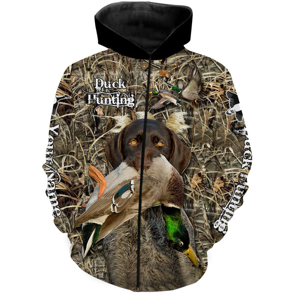 Maxcorners Duck Hunting Customize Name 3D Shirts