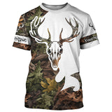 Maxcorners Deer skull reaper hunting big game camouflage hunting clothes Customize 3D All Over Printed Shirts LM2608
