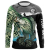 Maxcorners Crappie fishing green scales customize performance long sleeves Fishing shirts, Crappie fishing gifts LM1112