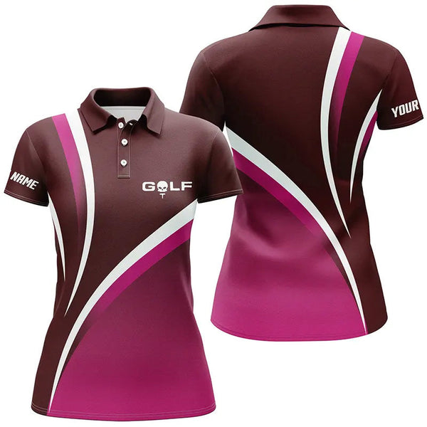 Max Corners Tournament Golf Jersey Customized Name 3D Golf Polo Shirt For Women