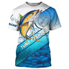 Maxcorners Tuna fishing blue sea camo UV protection long sleeve fishing shirts, custom Tuna fishing jerseys LM2408