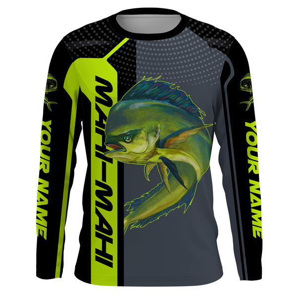 Maxcorners Mahi Mahi (Dorado) Saltwater Fishing Customize Name 3D Shirts