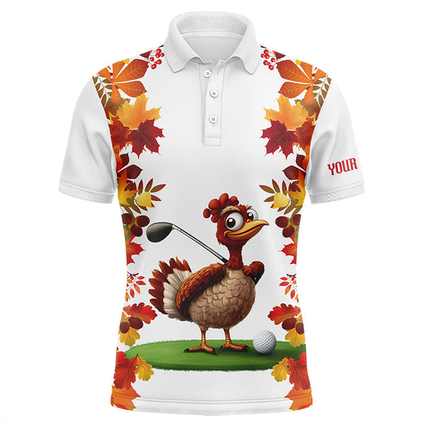 Maxcorners Golf Funny Turkey Customized Name 3D Shirt