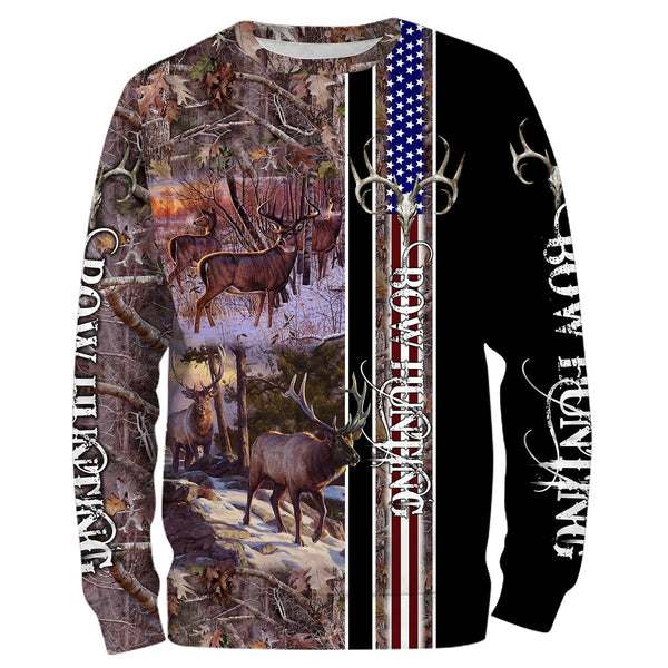 Maxcorners Custom Name Big-game Bow Hunting 3D All Over Printed Clothes