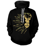 Maxcorners Personalized Born to Hunt with Hunter's Qualities Shirt, Perfect Custom Shirt for Deer Hunter, Hunting Gifts LM2608