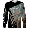 Maxcorners Ruffed Grouse Deer Hunting Customize Name 3D Shirts