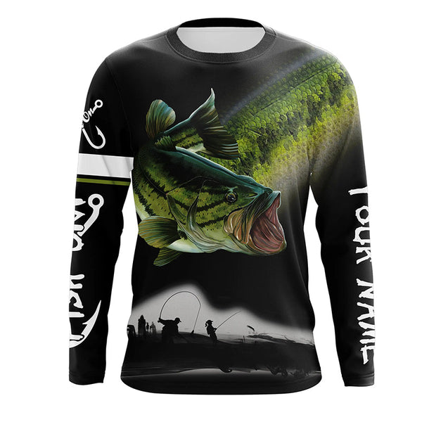 Maxcorners Bass Fishing Fish On Customize Name 3D Shirts