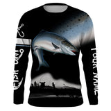 Maxcorners Chinook Salmon Fishing Customize Name 3D Shirts