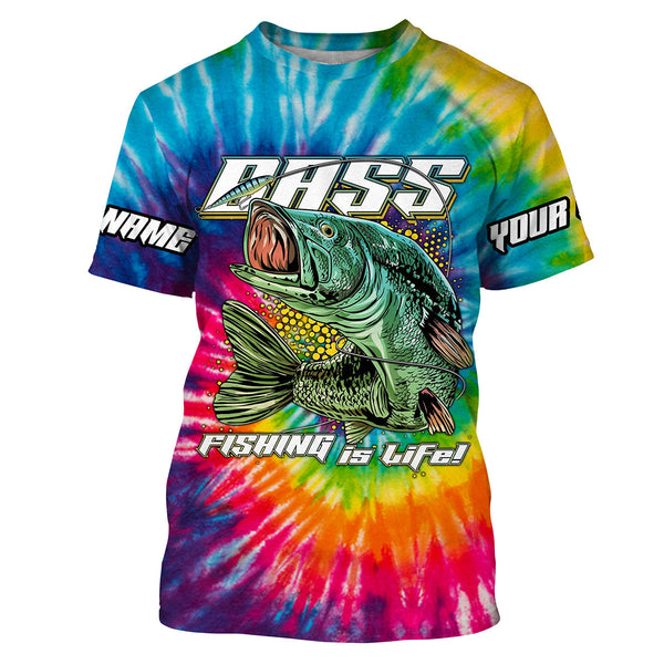 Maxcorners Bass Fishing Customize Name 3D Shirts