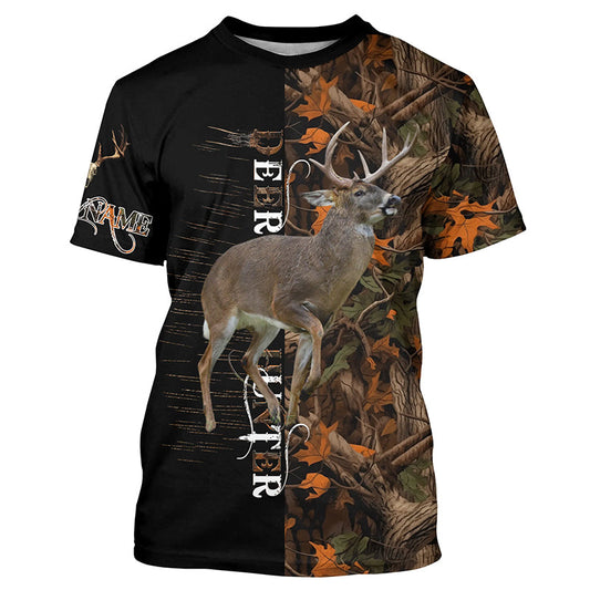 Maxcorners Personalized Deer hunting camouflage shirts for Deer hunters, Deer hunting clothing, hunting gifts LM2608