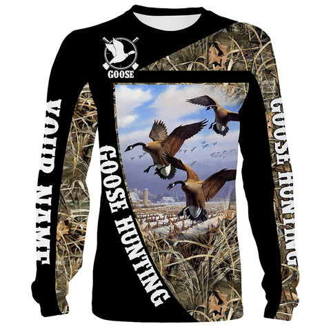 Maxcorners Goose Hunting Customize Name 3D Shirts