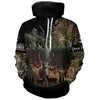 Maxcorners Deer Hunting Gripm Reaper Camouflage Custom Name all over print Shirts, Deer Hunting Gifts Shirt LM2608