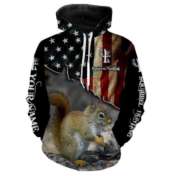 Maxcorners Squirrel Hunting Customize Name 3D Shirts