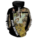 Maxcorners Quail Hunting Customize Name 3D Shirts