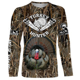 Maxcorners Personalized Turkey Hunting Camouflage Custom Name All Over Print Shirt, Hunting Gifts