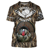 Maxcorners Turkey Hunting Customize Name 3D Shirts