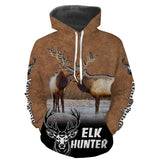 Maxcorners Elk Hunting Custom Name Shirts for Elk Hunters, Best Elk Hunting Gifts for Men LM2608