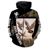 Maxcorners Dove Hunting Camo Custom Name All Over Printed Shirts, Gift For Hunters