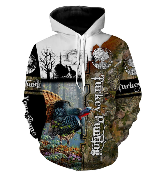 Maxcorners Turkey Hunting Customize Name 3D Shirts