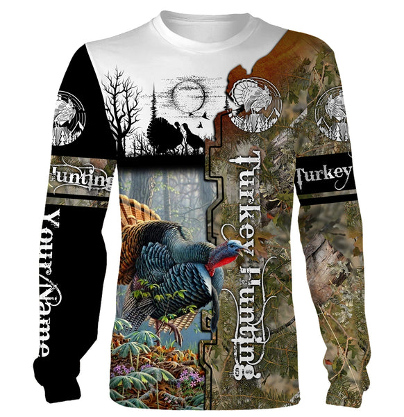 Maxcorners Turkey Hunting Customize Name 3D Shirts